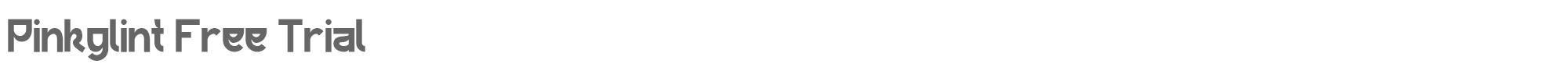 Sample characters Pinkglint Font